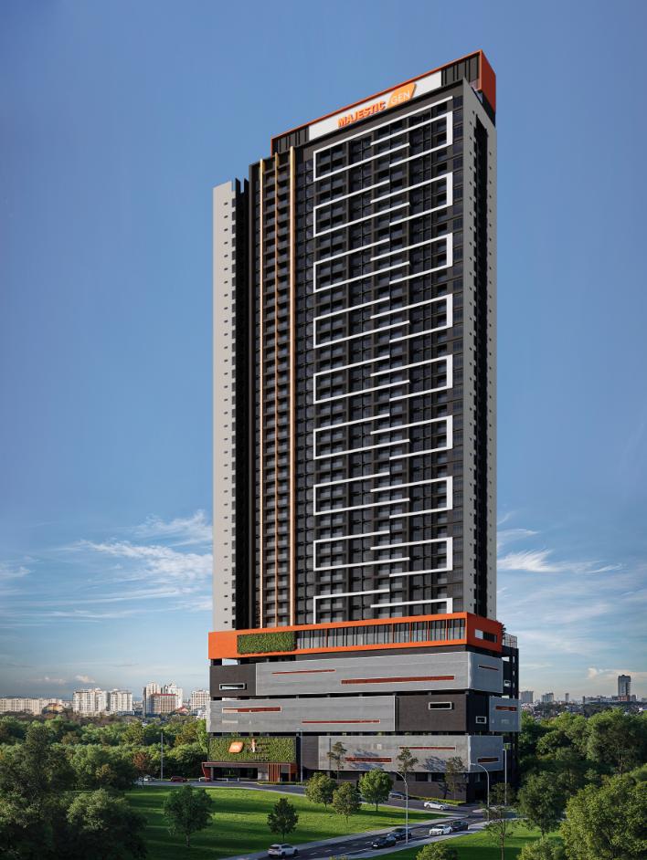 ⁠Majestic Gen Rise​ Building - The Asteriaz @ JBCC EXSIM