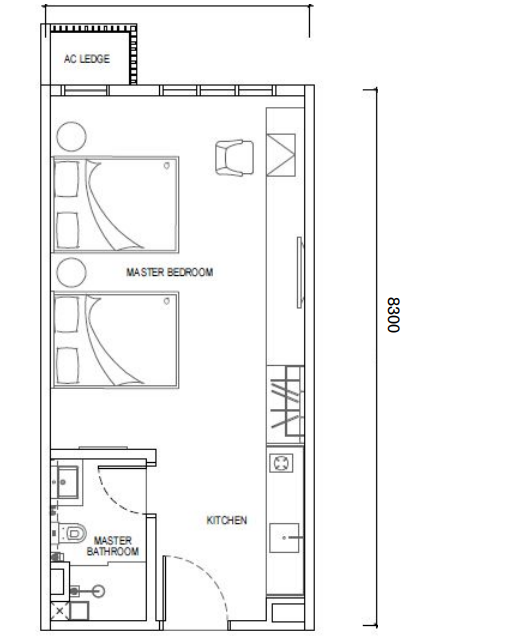 The Causewayz Square @ JBCC EXSIM - Type A Room