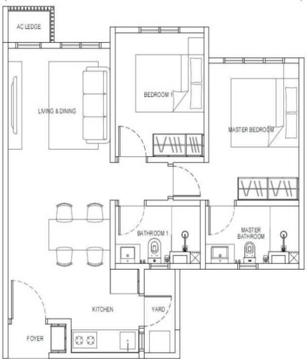 The Causewayz Square @ JBCC EXSIM - Type D1 Room