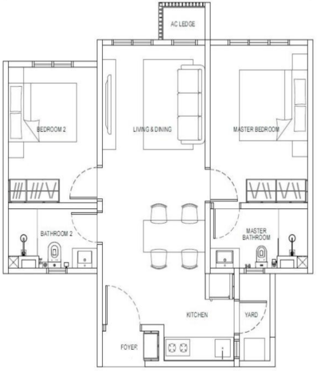 The Causewayz Square @ JBCC EXSIM - Type D2 Room