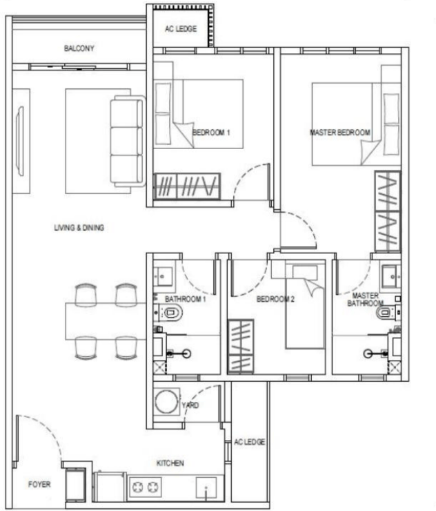 The Causewayz Square @ JBCC EXSIM - Type E1 Room
