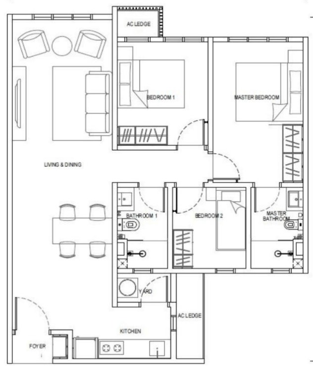 The Causewayz Square @ JBCC EXSIM - Type E2 Room